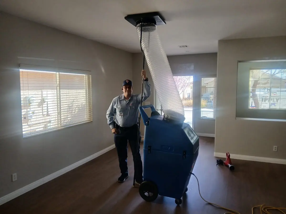 Professional Dryer Vent Cleaning work inside a Naples home